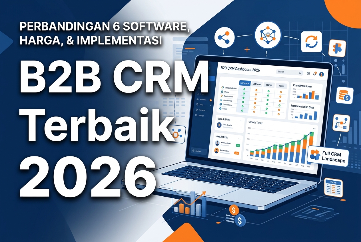 B2B CRM Terbaik 2026: Perbandingan 6 Software, Harga, dan Biaya Implementasi
